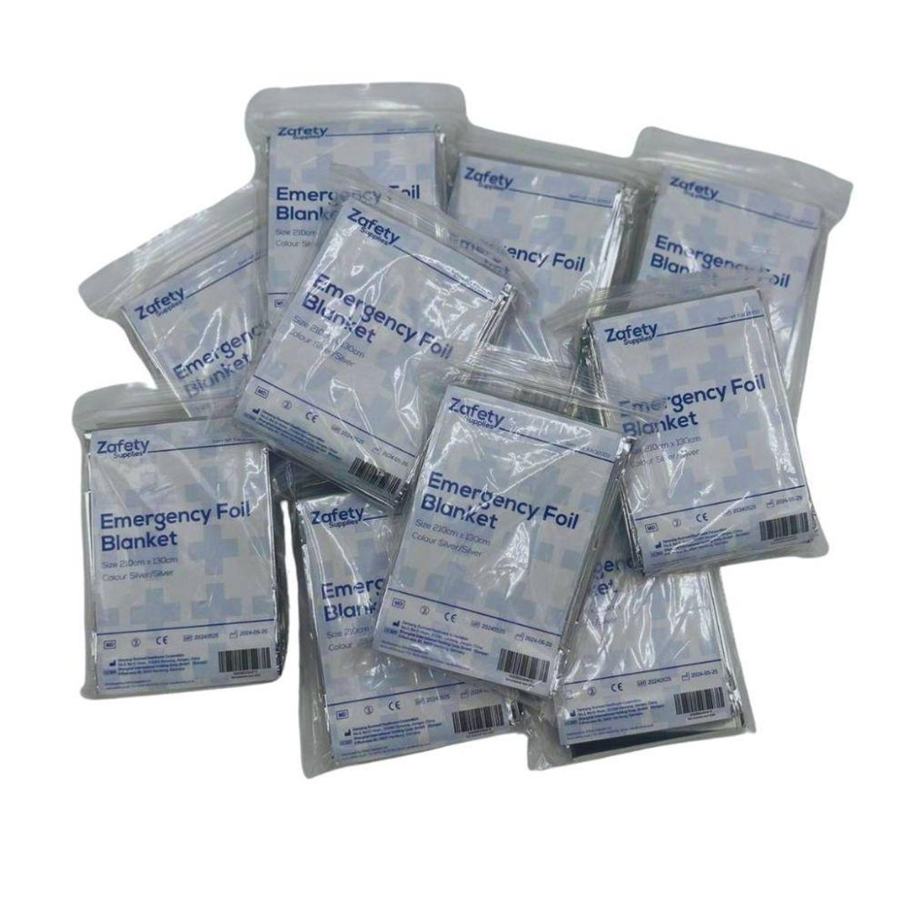 FAQ2009 200 Foil Blankets in Emergency Kit Bag with Shoulder Strap   FAQ2009