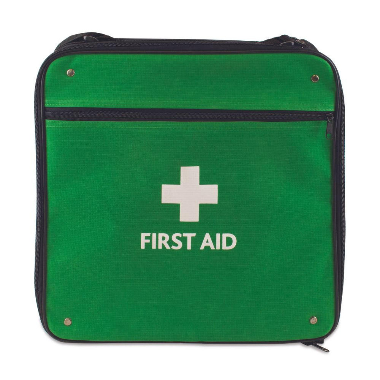  Large Premium First Aid Responder Bag With Shoulder Strap Internal Storage Loops Empty 