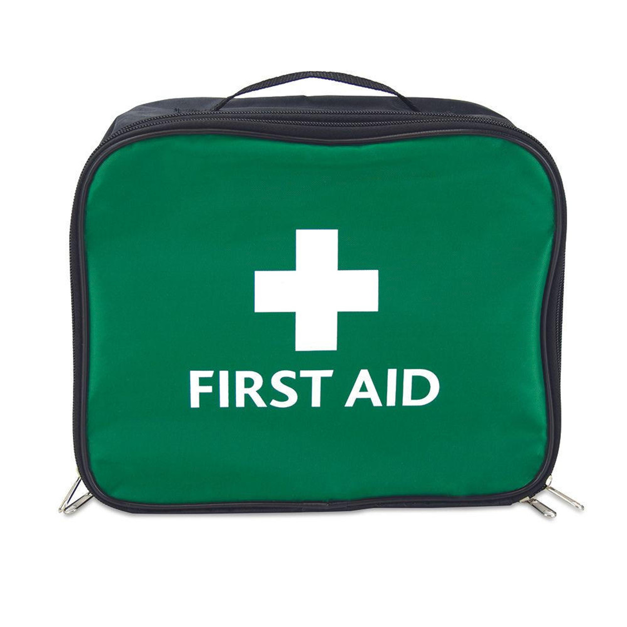  First Aid Grab with Fixed Internal Dividers Multiple Compartments and Shoulder Strap 