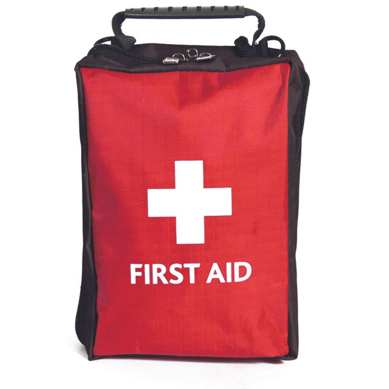  Large Red First Aid Grab Bag with Belt Attachment 