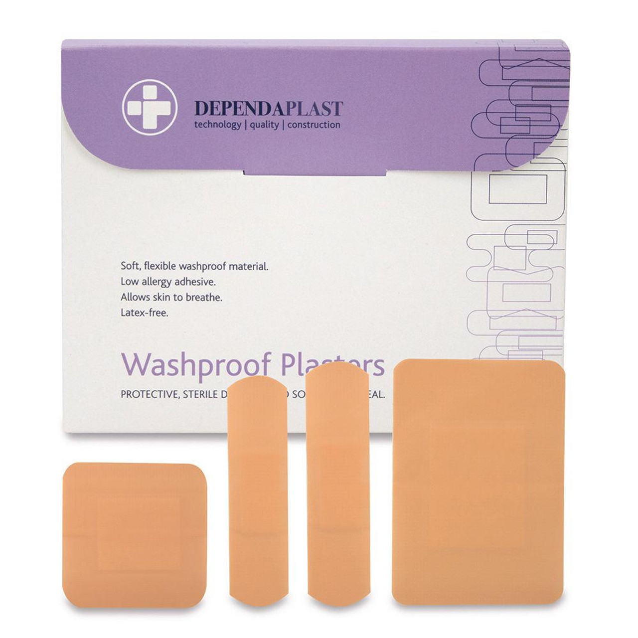  Washproof Pink Plasters with High Quality Adhesive Dependaplast 