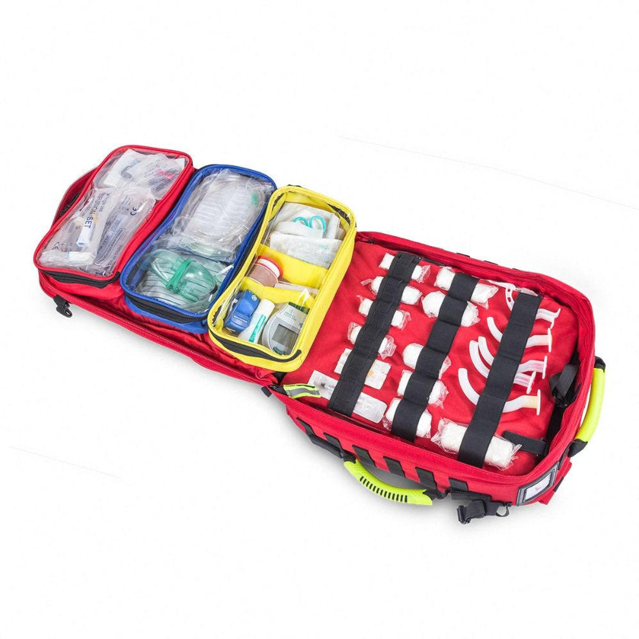  Large Medical Backpack for Emergency Response Red 32 Litre 