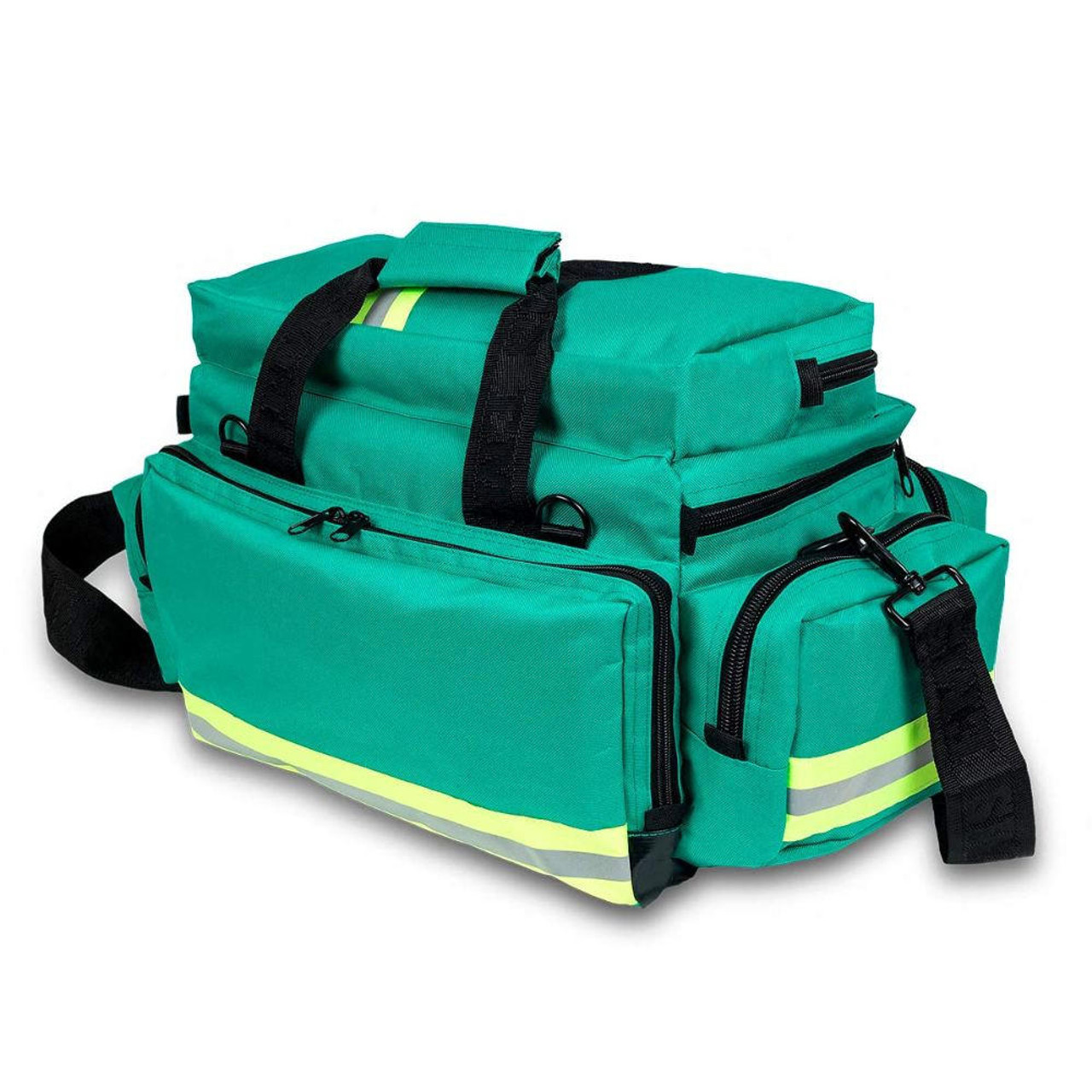  Large Emergency Medical First Aid Bag Green Polyester 57 Litre 