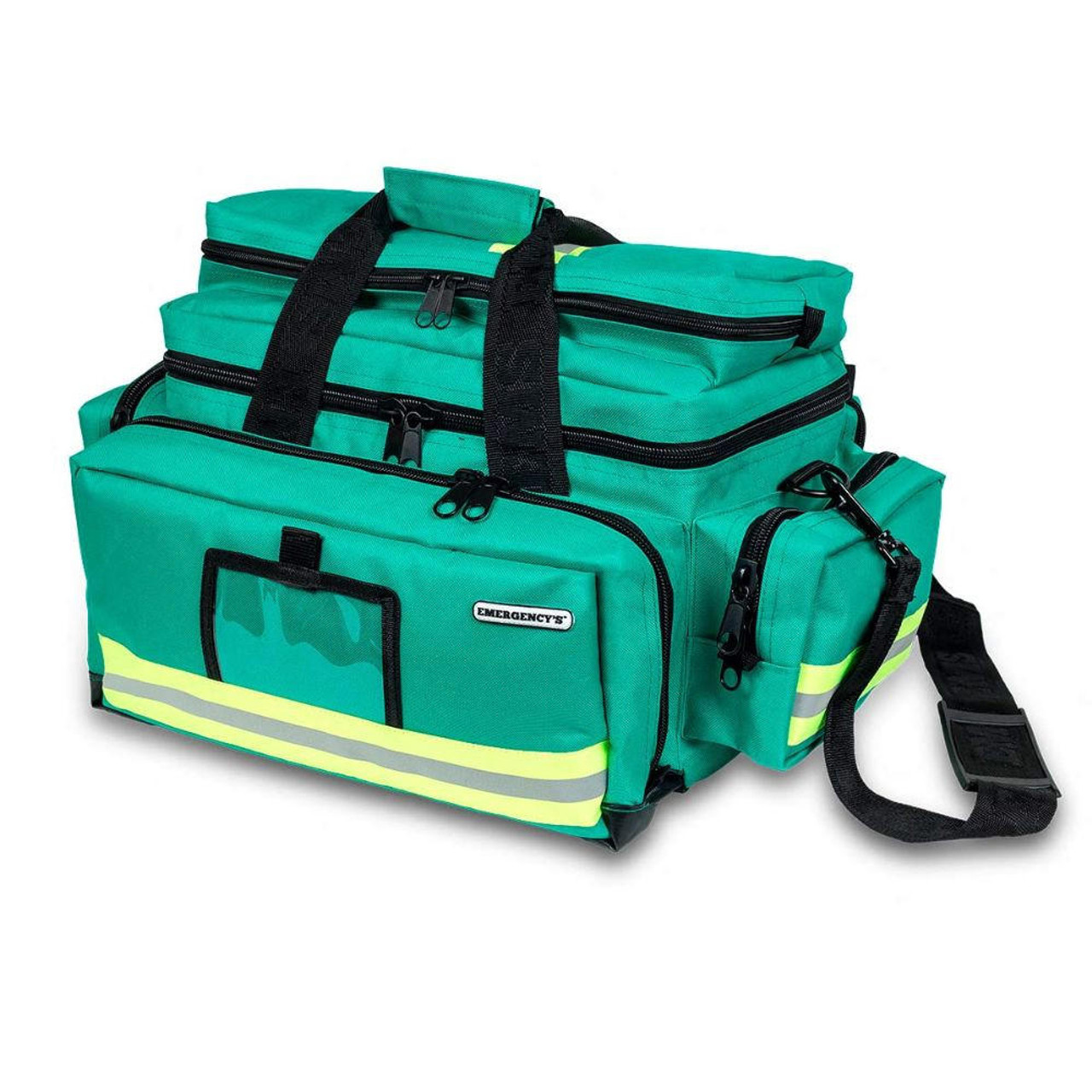  Large Emergency Medical First Aid Bag Green Polyester 57 Litre 