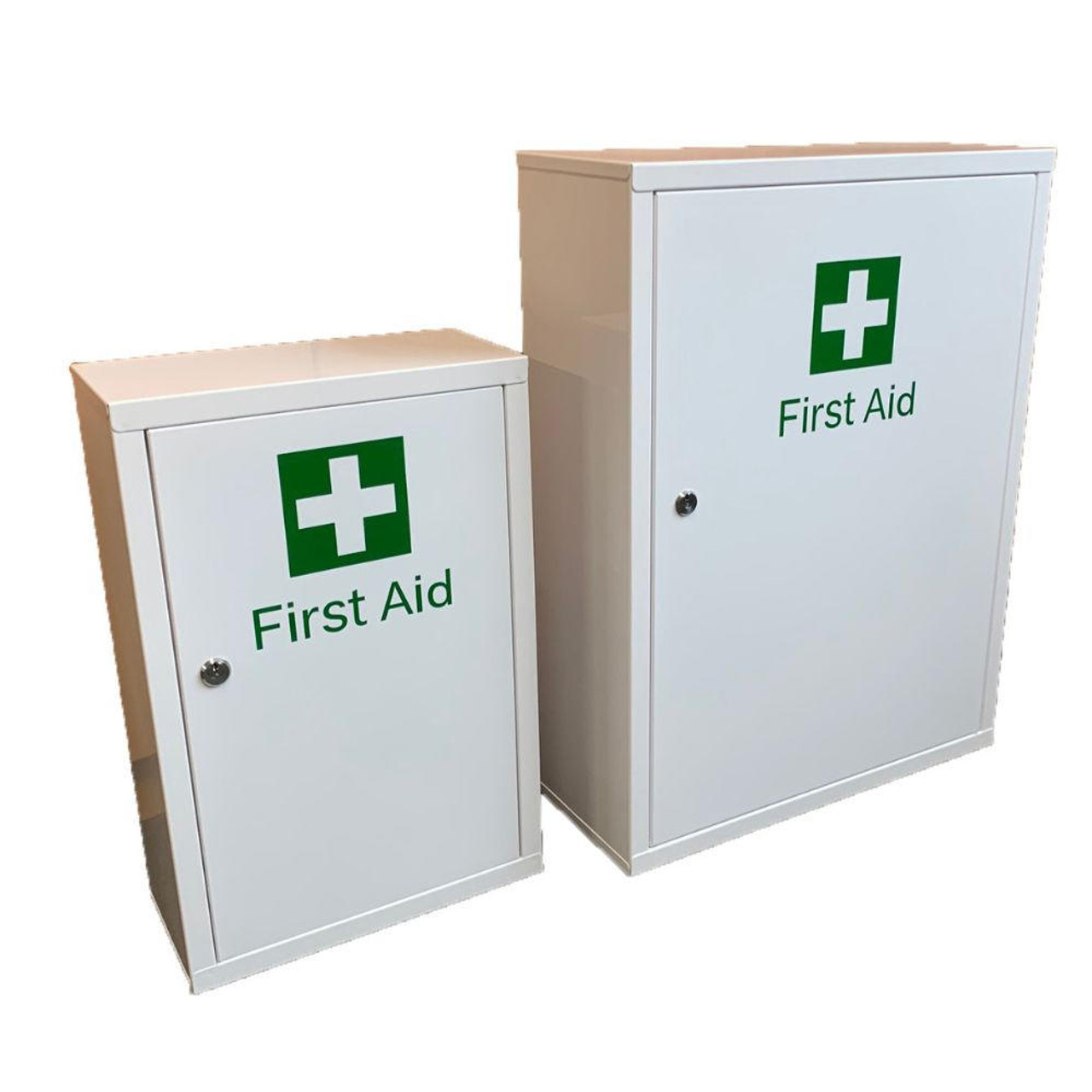  First Aid Medical Lockable Cabinet Large Single Door Cabinet 60x45x18cm 