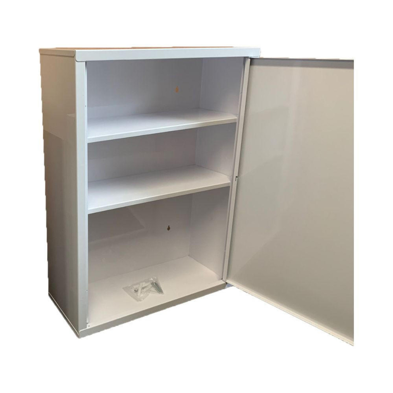 First Aid Medical Lockable Cabinet Large Single Door Cabinet 60x45x18cm 