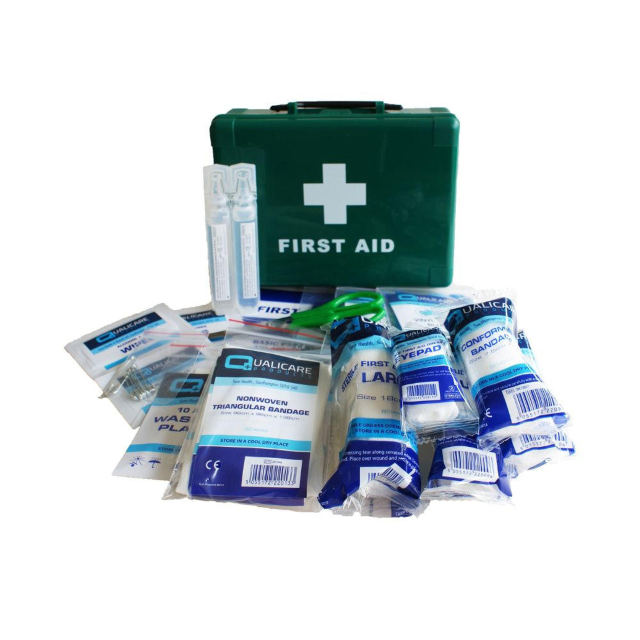 FAK1057 First Aid Kit for Cars Vans Trucks in Compact Box   