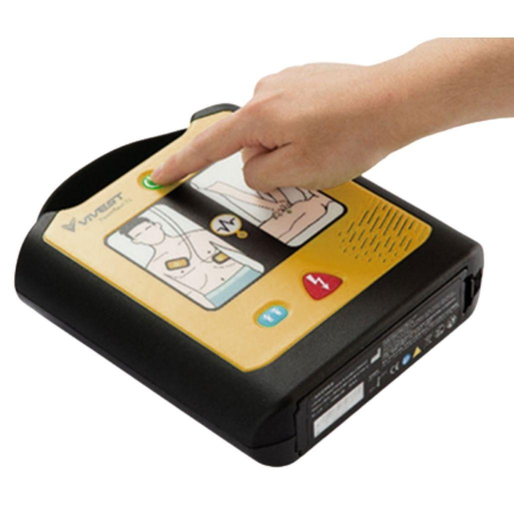 FAQ3960 Vivest AED-1 AED Defibrillator Semi Automatic Compact Lightweight   