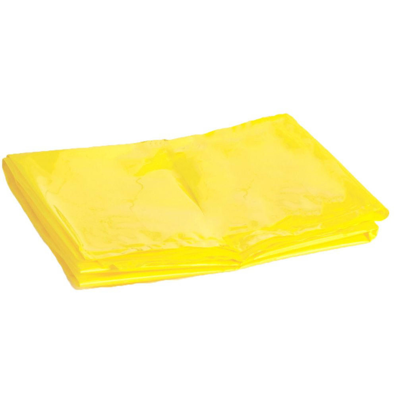 FBF1022 Yellow Clinical Waste Disposable Bags Pack of 200 Plain With Adhesive Strip   