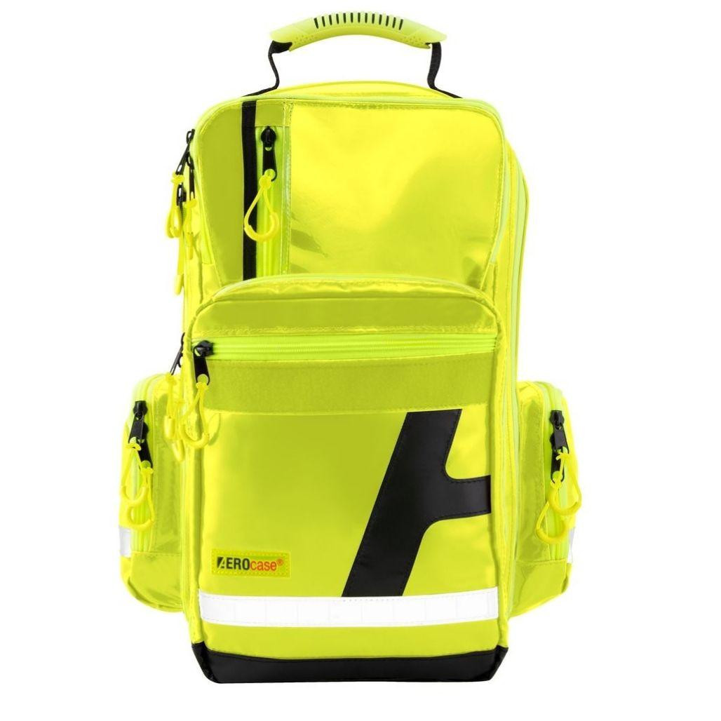 FAK5008YEL Aerocase Pro Emergency Medical Backpack YELLOW Large 44 Litre Wipe Clean PVC Empty   HT03-RPL1C-Y