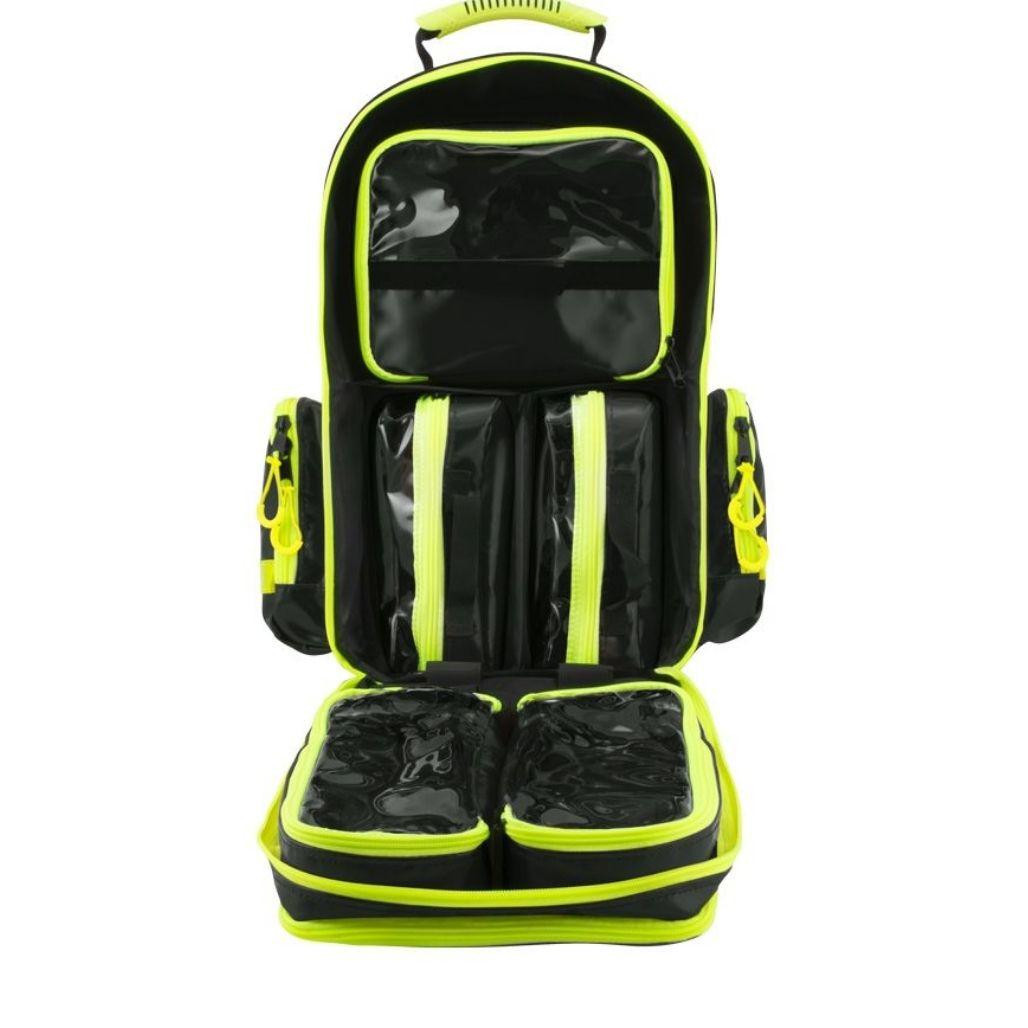 FAK5008BLK Aerocase Pro Emergency Medical Backpack BLACK Large 44 Litre Wipe Clean PVC Empty   HT03-RPL1C-BLK