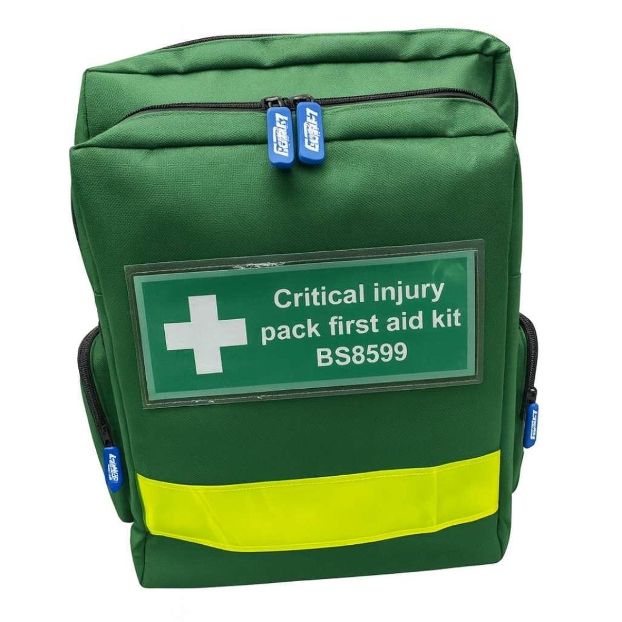FAK2606P Critical Injury Pack First Aid Kit in Emergency Compact Backpack  Zafety Supplies 