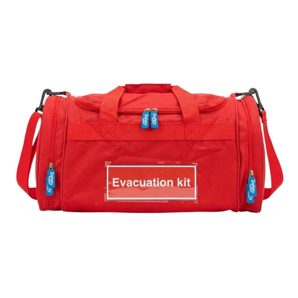FSQ1018 Evacuation Kit Grab Bag RED Large With Shoulder Strap EMPTY 50x28x28cm  Zafety Supplies FSQ1018