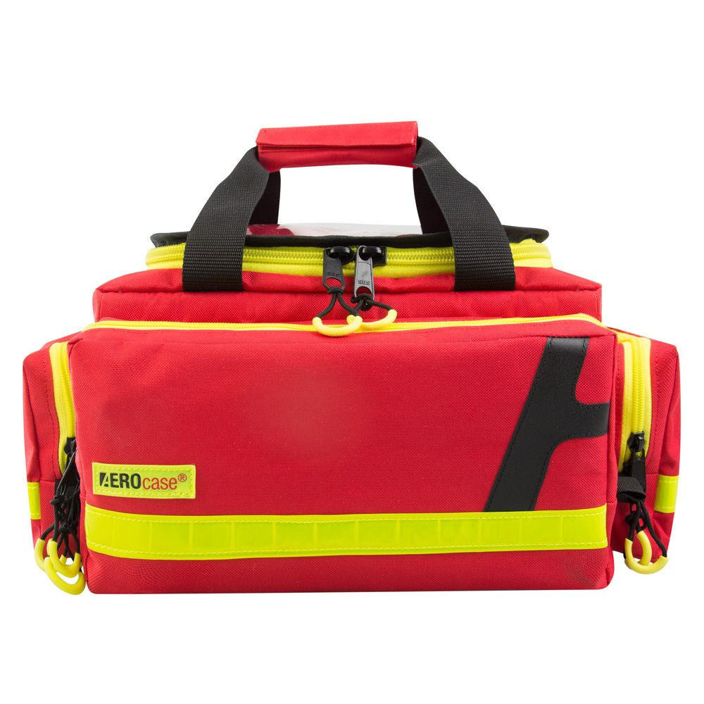 FAK5000 Aerocase Emergency Medical Bag Red Polyester Medium 29 Litre Empty