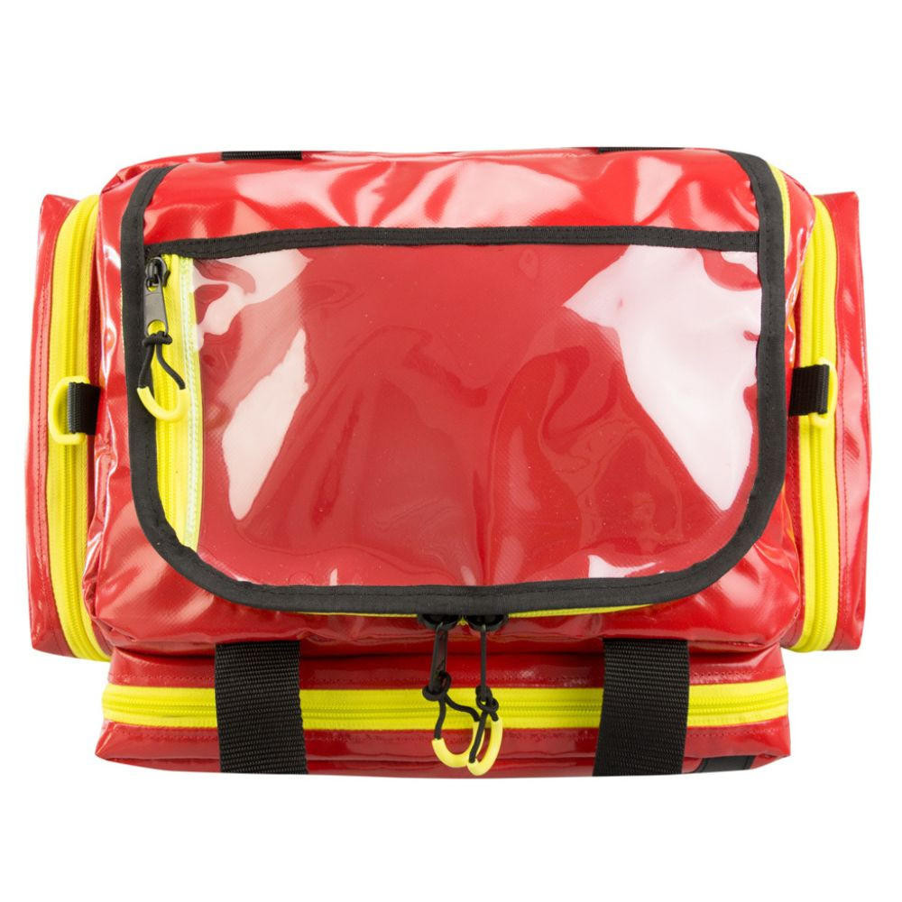 FAK5003 Aerocase Emergency Medical Bag Red Wipe Clean PVC Medium 18 Litre Empty