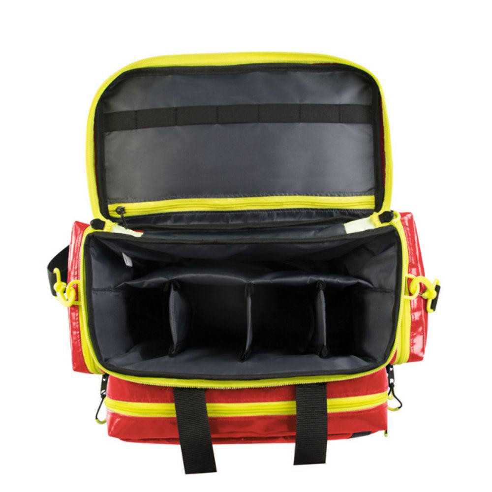 FAK5004 Aerocase Emergency Medical Bag Red Wipe Clean PVC Large 28 Litre Empty