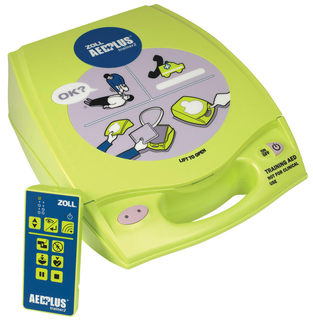 FAQ3320 Zoll Defibrillator AED Plus Training Unit   8008-0050-05