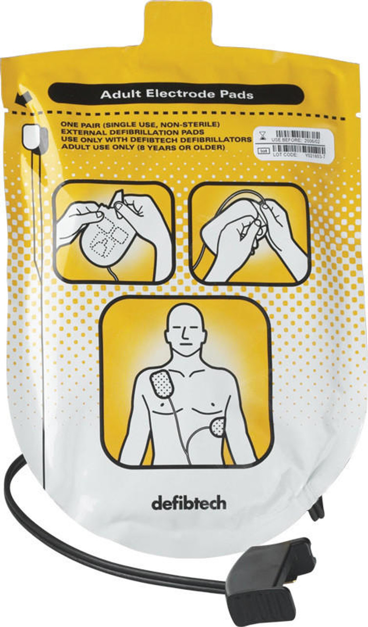 Defibtech Lifeline Defibrillator AED Adult Pads