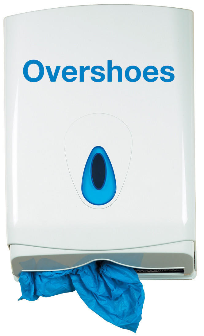 Zafety Refill Box of Blue Overshoes x150 for Wall Mounted Dispenser