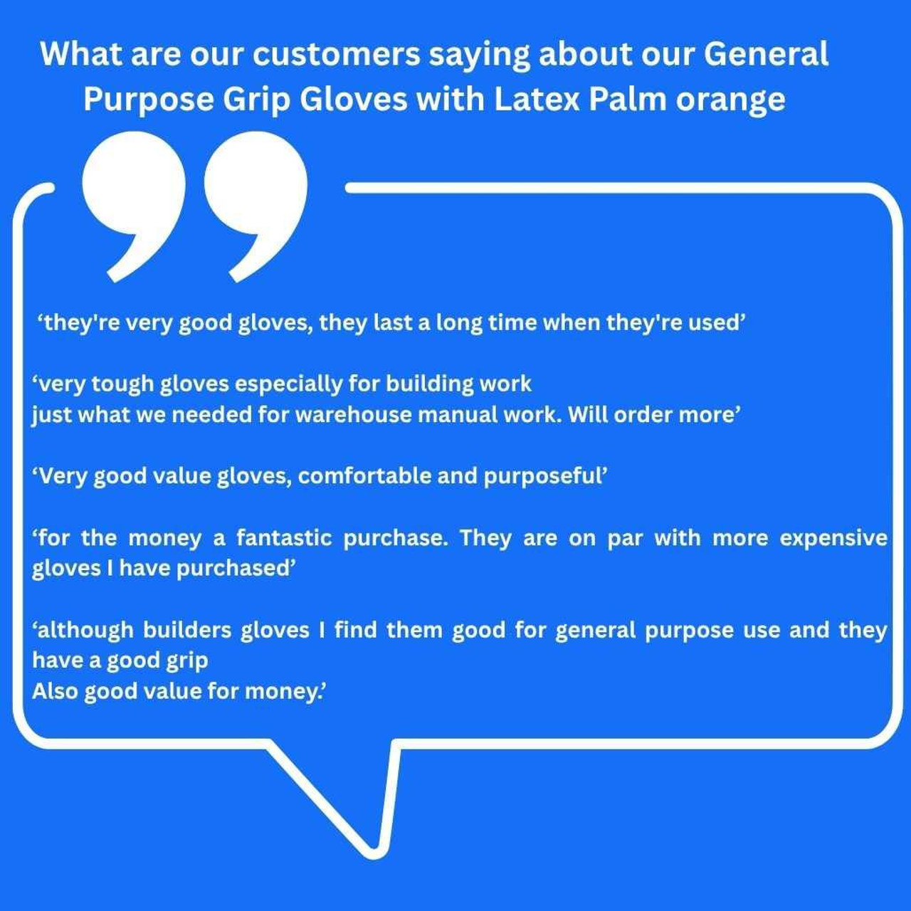 GLG1000P General Purpose Builders Grip Gloves With Latex Palm Orange  Supreme TTF EQLTX