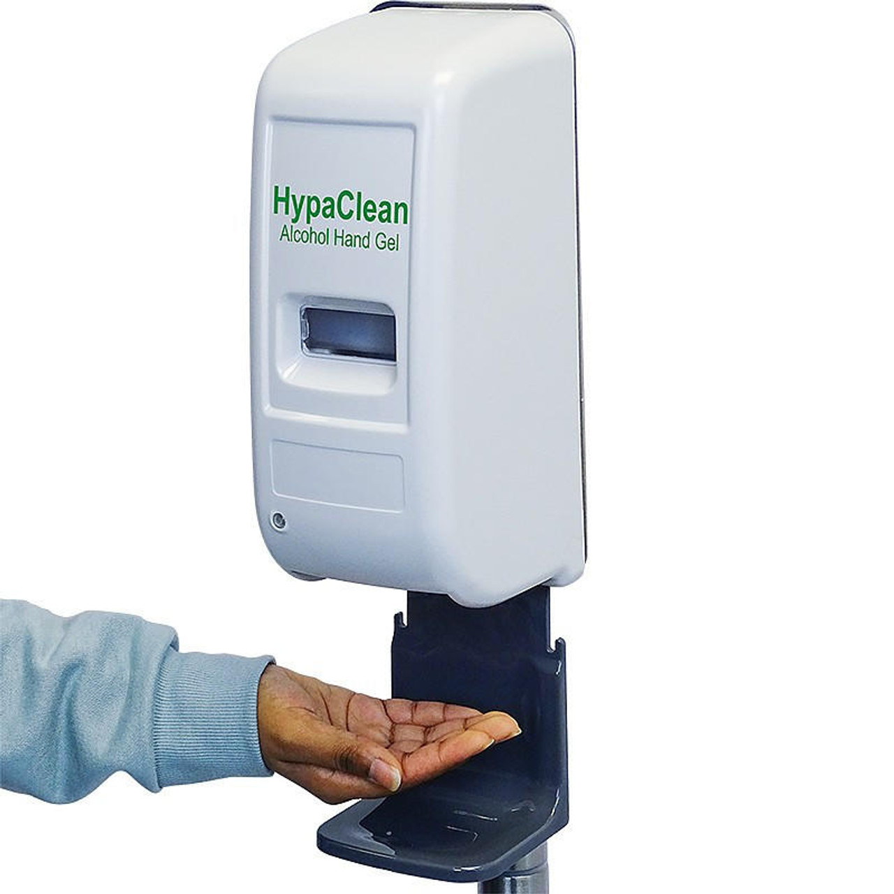 HypaClean Freestanding Hand Sanitiser Station with Touchfree Gel Dispenser