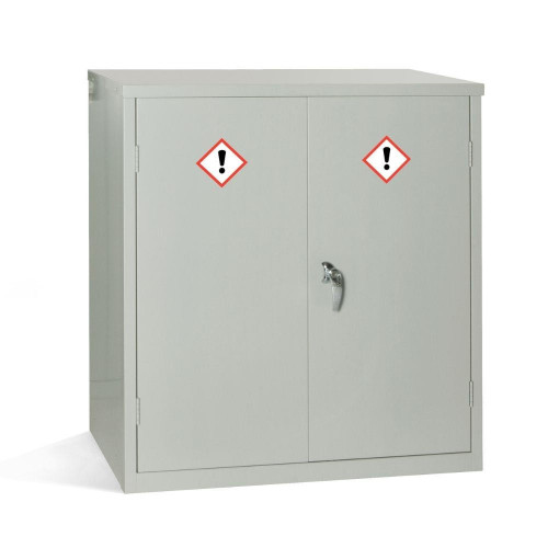 COSHH Hazardous Substance Storage Cabinet Grey 100cm H x 91.5cm W 1 Shelf