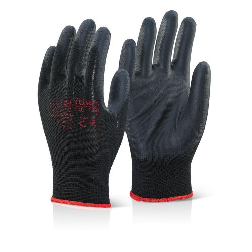 PU Coated Grip Gloves PU Black or Beeswift PU Coated Grip Gloves PU Black or Beeswift