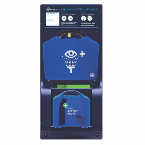 FAK2111 Spectra Modular Eyewash Station 2 x 500ml kit and 10 x 20ml pods kit   