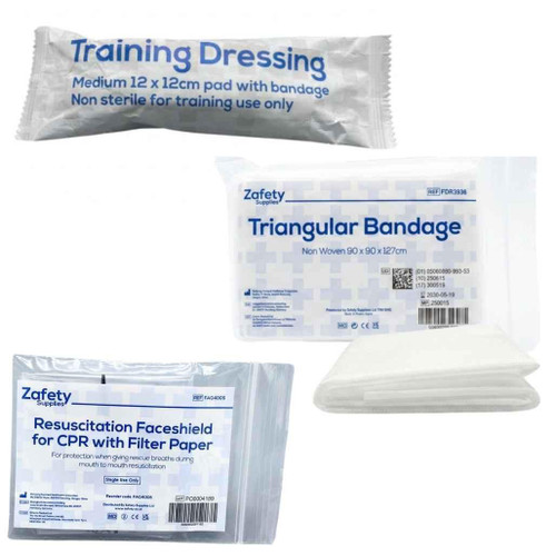 FAQ4204P First Aid Delegate Training Pack Ideal for Individual Students  Zafety Supplies 