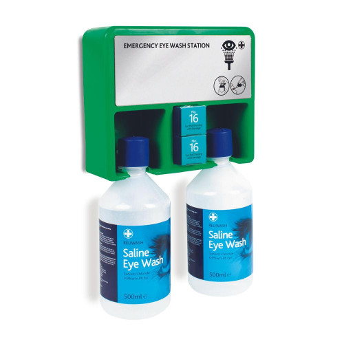 Boardwalk 54842 16 oz Emergency Eyewash Station 2 Bottles