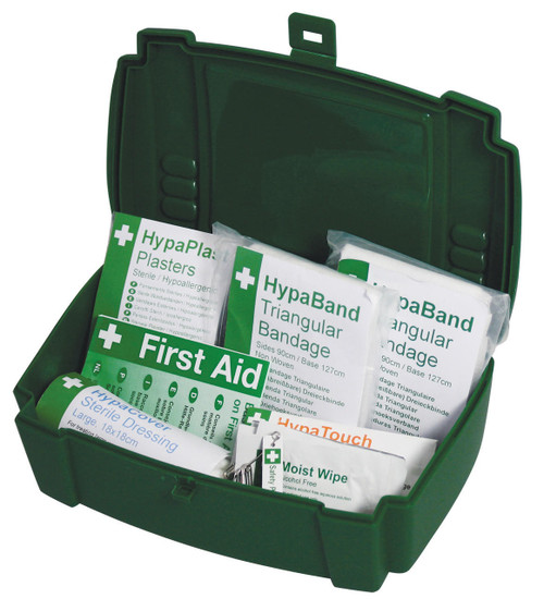 Zafety First Aid Kit for Lone Worker and Off Site Travel in Evolution Box HSE Compliant