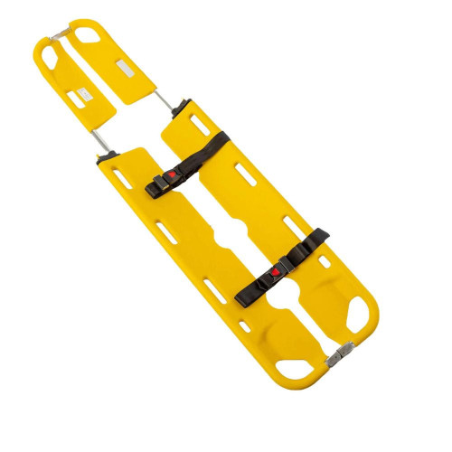 FAQ4579 Scoop Type Stretcher Yellow Two Part for Easy Compact Storage  Zafety 