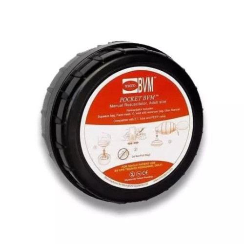 FAQ4020 Pocket BVM Compact Pocket Sized Bag Valve Mask Resuscitator   