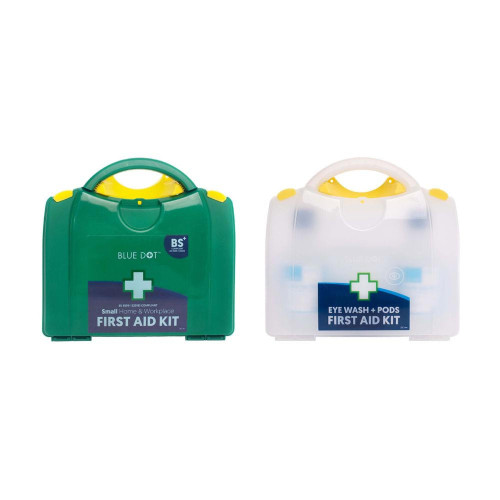Zafety First Aid and Eyewash Station High Risk for 1 to 4 People BS8599 Compliant Small  Zafety First Aid and Eyewash Station High Risk for 1 to 4 People BS8599 Compliant Small