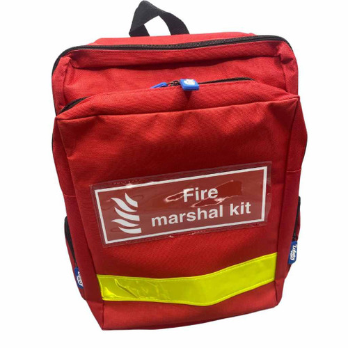 FSQ1011 Fire Marshal Emergency Backpack RED EMPTY   FSQ1011