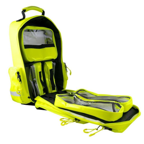 FAK5008YEL Aerocase Pro Emergency Medical Backpack YELLOW Large 44 Litre Wipe Clean PVC Empty   HT03-RPL1C-Y
