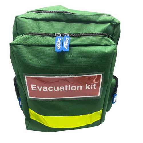 FAQ2105GRN Evacuation Kit Backpack Rucksack Bag Empty Green  Zafety Supplies FAQ2106GRN FAQ2105GRN Evacuation Kit Backpack Rucksack Bag Empty Green  Zafety Supplies FAQ2106GRN