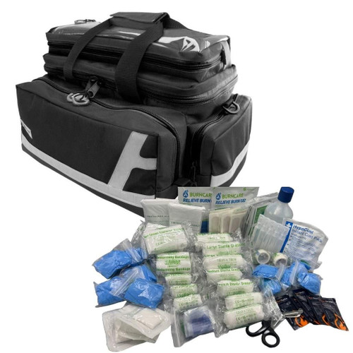 FAK2037 Advanced First Aid Kit in Professional Medical Bag Large  Zafety Supplies 