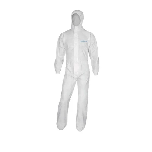 SSMS50W Coverall Type 5/6 White SMS Breathable  Safe-T Supplies 