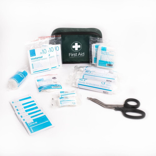 FAK2301 PCV First Aid Kit for Taxis Minibuses and Coaches in Soft Bag  Zafety  FAK2301 PCV First Aid Kit for Taxis Minibuses and Coaches in Soft Bag  Zafety