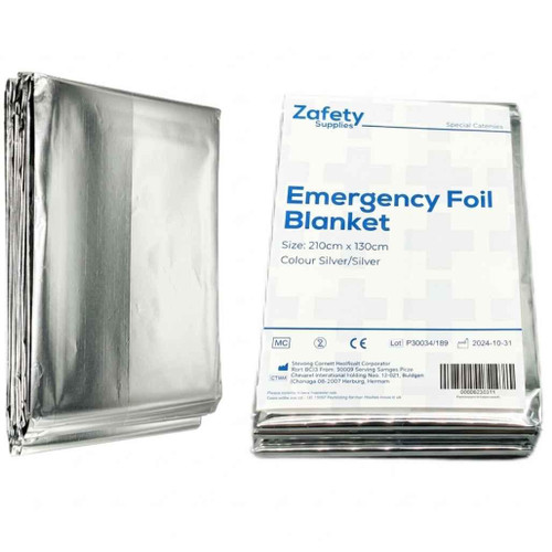 FAQ2003P Emergency Foil Blanket Standard Size 210x130cm  Zafety Supplies 