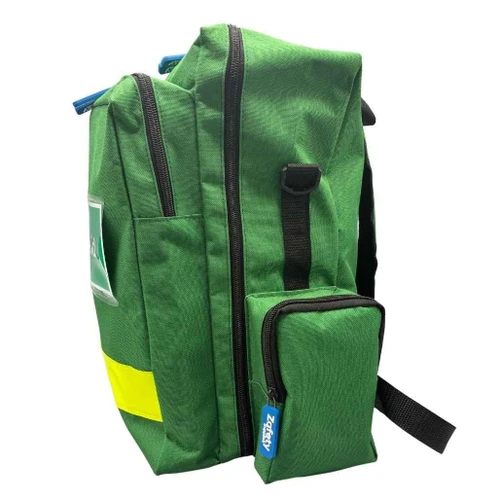 FAK5140GRN First Aid Backpack Rucksack GREEN Empty  Zafety Supplies 