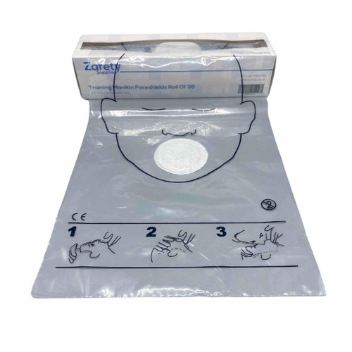 FAQ4201 CPR Face Shields for First Aid Training Manikins Roll of 36  Zafety  FAQ4201 CPR Face Shields for First Aid Training Manikins Roll of 36  Zafety