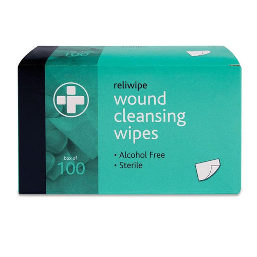 FDR5000V1 Moist Wipes for First Aid Alcohol Free Box of 100  Zafety 