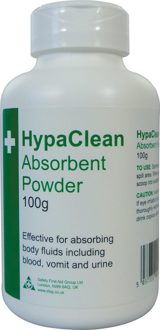 Zafety Absorbent Powder 100g to Clean Up Sick Urine and Blood Zafety Absorbent Powder 100g to Clean Up Sick Urine and Blood