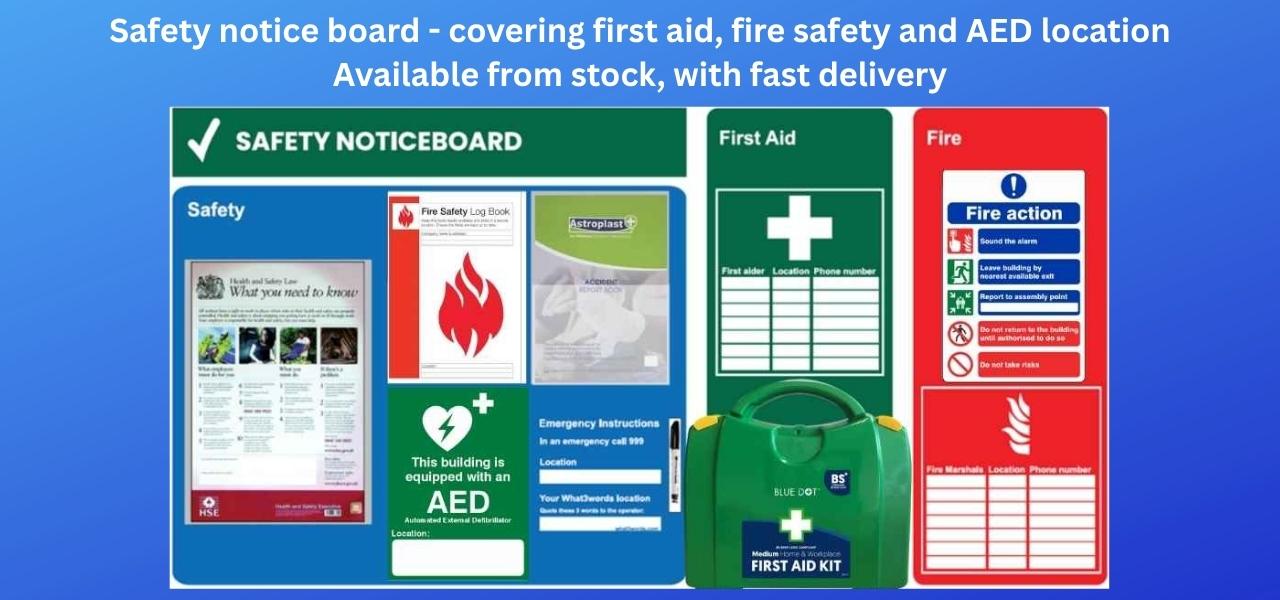 Sute safety notice board complete