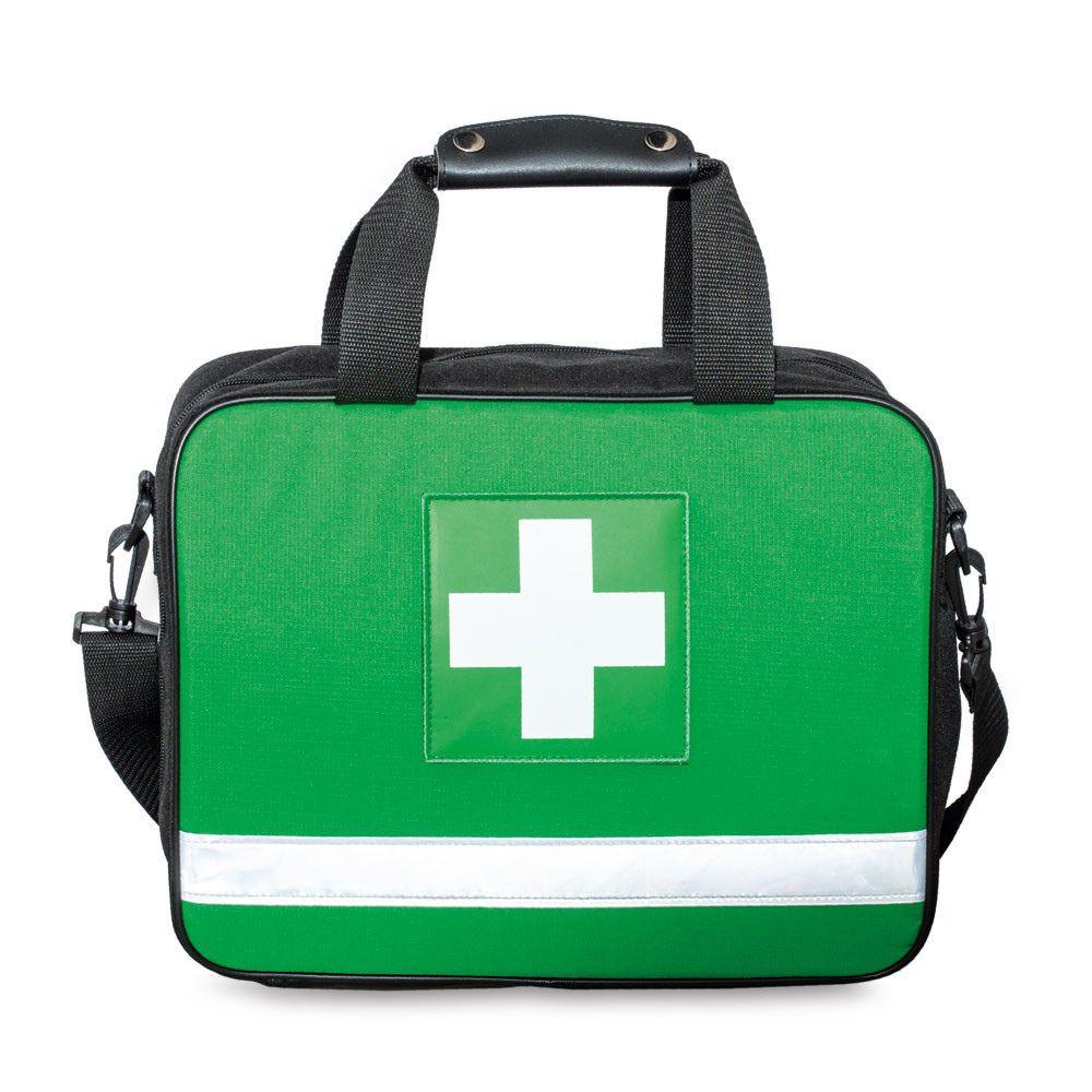 Large First Aid Bag With Shoulder Strap and 5 Internal Pouches