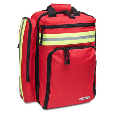 Medical First Aid Backpack for Emergency Response Red Polyester 29 Litre