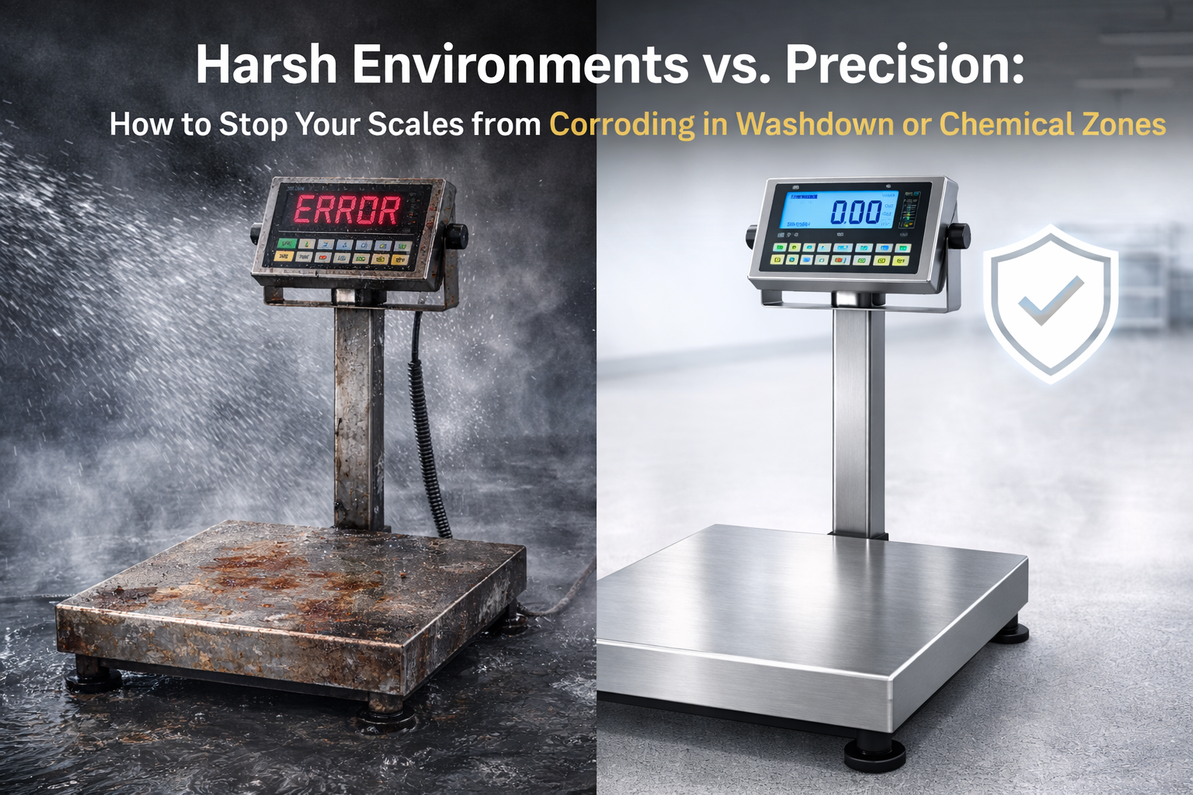 Harsh Environments vs. Precision: How to Stop Your Scales from Corroding in Washdown or Chemical Zones