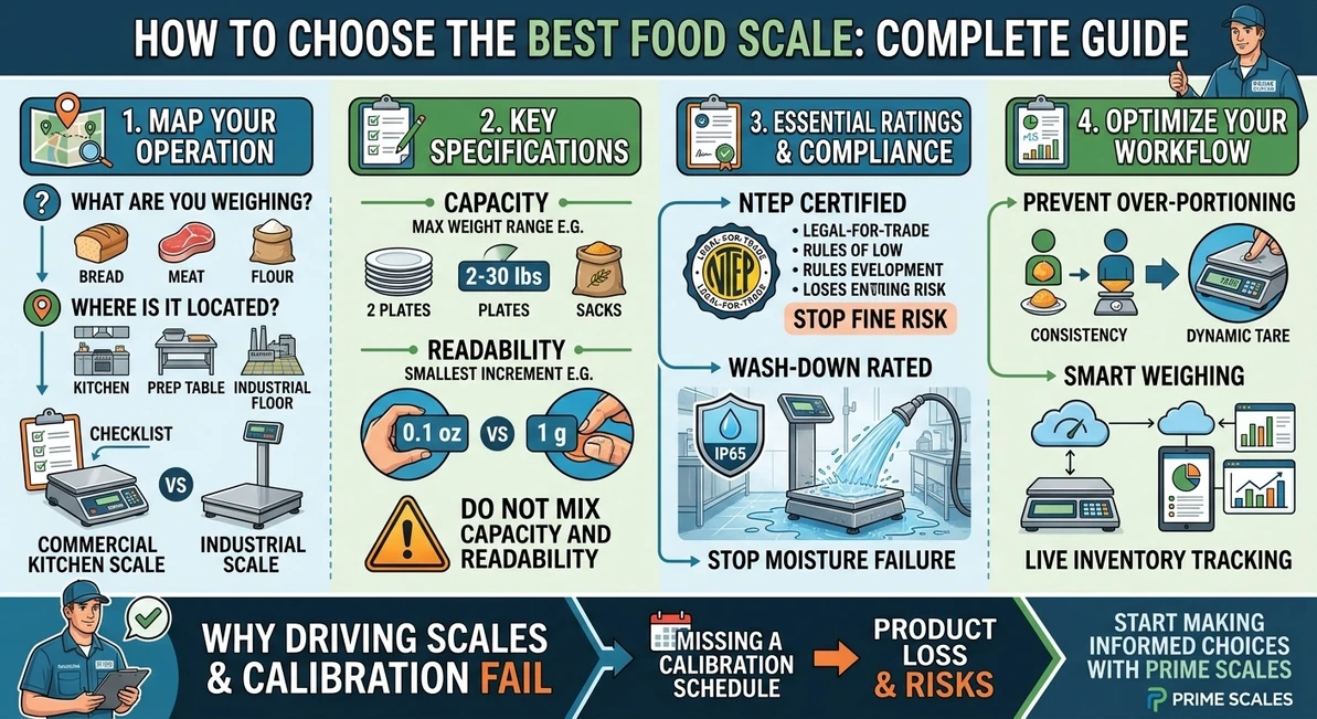 How to Choose the Best Food Scale for Better Accuracy, Portion Control & Food Safety